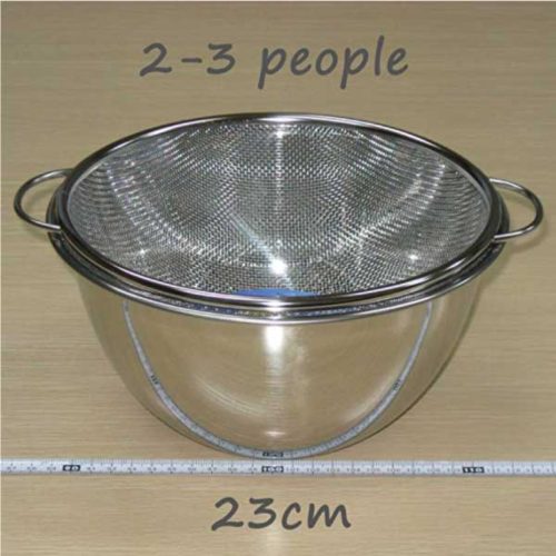 【NAGAO】Deep Bowl ＆ Colander with Handle -深型ボール＆取っ手付きザルセット-